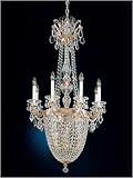 Schonbek 5090-82A Tourmaline / Swarovski Spectra La Scala Empire Renaissance Eleven Light Up Lighting Chandelier from the La Scala Empire Collection