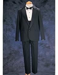 Big Boy's Tuxedo with Cummerbund Sizes 8 to 12 by CutieBeauty