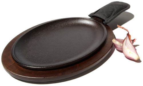 Tom Douglas by Pinzon Lodge Cast Iron Sizzler Fajita Griddle