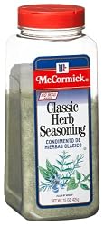 McCormick Classic Herb Seasoning (no Msg), 15-Ounce Plastic Bottle (Pack of 2)