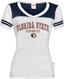 Florida State Seminoles Women's Football Jersey Burnout T-Shirt