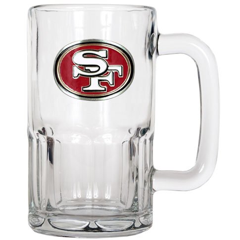 NFL San Francisco 49ers 20-Ounce Root Beer Style Mug - Primary Logo