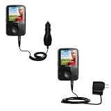 Essential Kit for the Philips Gogear Vibe includes a Car and Wall Charger - uses Gomadic TipExchange Technology