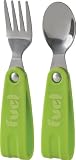 Trudeau Fuel 2 Piece Folding Cutlery Set, Green