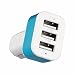 LipiWorld 3 port Usb Car Charger (Blue) RS.229.00