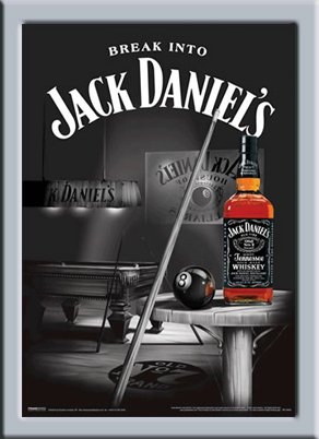 Jack Daniels - 3D Poster - Pool