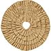 Burlap Natural Ruffled Mini Tree Skirt 21