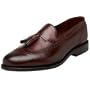 Allen Edmonds Men's Manchester Slip On Wing Tip With Tassel,Merlot,9.5 D US