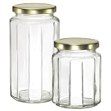 4 pack - - Almost UNBREAKABLE 4 oz. GOURMET DODECAGON- with lids. Treated by HercuGlass to... by HercuGlass
