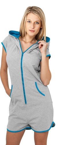  Urban Classics Ladies Hot Jumpsuit Salopette Grey/