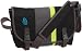 Timbuk2 D-Lux Race Stripe Laptop Messenger Bag 2011,Black/Gunmetal/Lime-Aide,M