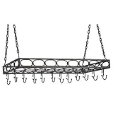 Old Dutch Rectangular Hanging Pot Rack
