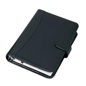 Collins Balmoral Premium Leather Desk Organiser 2012 - Black