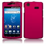 Samsung Captivate i897 (Galaxy S) AT&T Rubberized Hard Protector Case - Ros ....