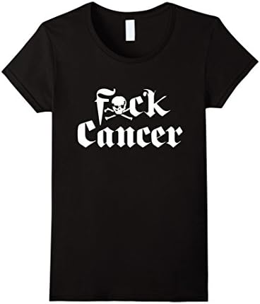 Women's Fck Cancer Shirt (Women, Man, Kid) Large Black