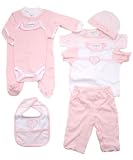 7-Piece Heart Theme Layette Set