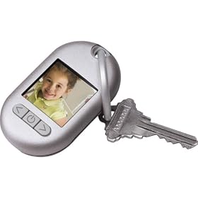 New-Silver 1.5 Digital Photo Keychain - T37789