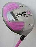 Ladies Pink Golf Club 9 Wood Womens Graphite Lady Flex Shaft 29 Degree Loft Right Handed Fairway Wood