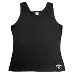 Celeritas Black Classic Fit Wide Strap Tank/with white Logo Item Number 11001