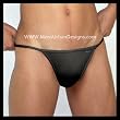 Groovin' String Bikini Brief - Black