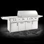 Fire Magic Gas Grills Echelon E1060 All Infrared Natural Gas Grill With Power Burner On Cabinet Cart