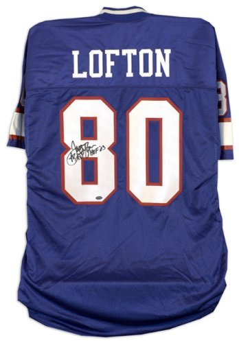 James Lofton Autographed Jersey | Details: Buffalo Bills