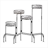  : Beautiful Metal Plant Stand With Four Different Levels/Tiers