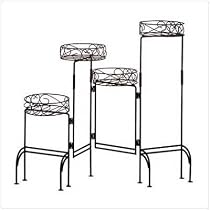 Beautiful Metal Plant Stand With Four Different Levels/Tiers