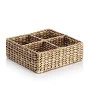 Water Hyacinth 4 Divider Basket [T36-1773-S]