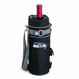 NFL Insulated Single Bottle Wine Sack with Corkscrew
