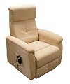 Reno Single Motor Electric Riser Recliner - Cream Fabric from Betterlife