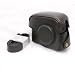 EzFoto Dark Brown Simulated Leather Case for Canon PowerShot G11 & G12