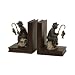 2-Piece Vintage Style Bronze Colored Fisherman Bookends