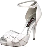 Nina Women's Electra Pump,White Luster,8.5 M US