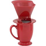 Melitta Ready Set Joe Mug & Cone Coffee Maker - Red - 64074