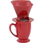 Melitta Ready Set Joe Mug & Cone Coffee Maker - Red - 64074