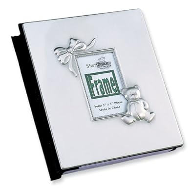 Pewter Finish Baby 4x6 Photo Album