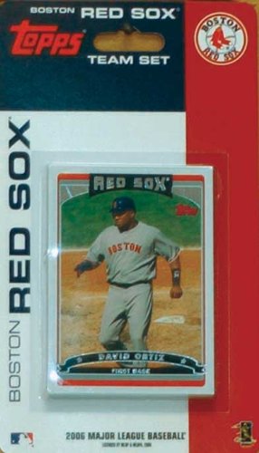 2006 Topps Boston Red Sox Baseball Cards Special Edition Team Set (14 cards including David Ortiz, Manny Ramirez, Trot Nixon, Curt Schilling, Mike Lowell, Mark Loretta, Josh Beckett & more!)