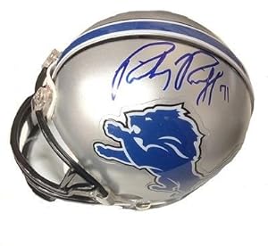 Riley Reiff Detroit Lions Signed Mini Helmet Coa