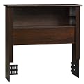 Brook Bridge Bookcase Headboard - Dark Alder (Twin)