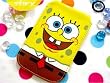 Apple iPhone 3GS/4G Spongebob Style PU Leather Bag/Case/Cover/Protector