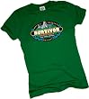 Survivor -- Guatemala Crop Sleeve Fitted Juniors T-Shirt
