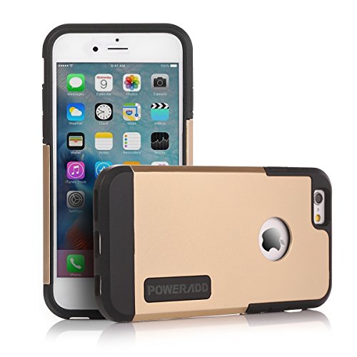 iPhone 6S Plus Case, Poweradd Apple iPhone 6S Case Dual Layer (PC+TPU) Impact Resistant Shock Absorbing Case for iPhone 6/6S Plus (5.5