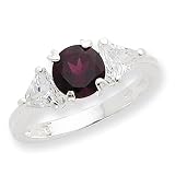 Sterling Silver Rhodolite Garnet Ring