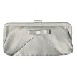 Mini Bow Clutch - Silver