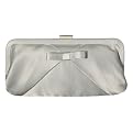 Mini Bow Clutch - Silver