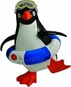 Steepletone Steepletone penguin shower radio black/white/blue water resistant mw-fm radio push button sirenPenguin Shower Radio 235 x 180 x 70 (approx) - Finished Product