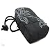 Ex-Pro &reg; SafeSak Small Black & Gray Digital Camera Case. Padded contemporary design case with pockets, Caribina Clip and Neck strap for :- Samsung Digimax CL5, ES55