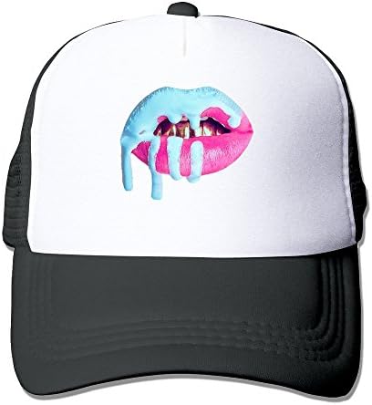 Cool Unisex Kylie Jenner Lips Baseball Hat Black