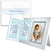"Angels Sing...Blessings on Your Baptsim" Personalized Picture Frame Gift - Boy